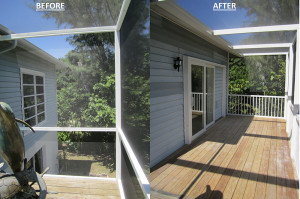 Before and after Deck 1