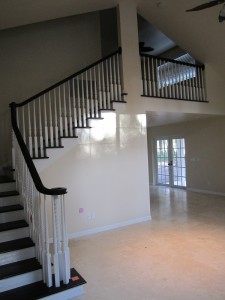 New construction residential stairs